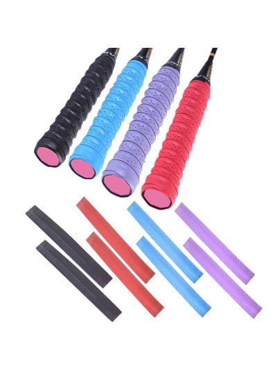 Buy 8Pack Racket Grip Replacement Tennis for Badminton Squash Baseball Table Tennis Bike in Saudi Arabia