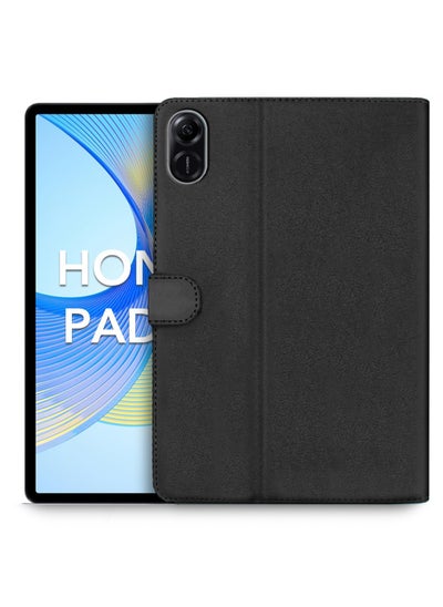 Buy PU Leather Magnetic Closure Flip Case Cover For Honor Pad X9 11.5 Inch 2023 Black in Saudi Arabia