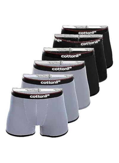 Buy Cottonil Set of 6 Everyday Boxer 0623 in Egypt