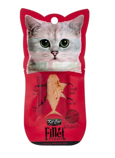 اشتري Fillet Fresh Tuna and Smoked Fish Cat Treats 30G في الامارات