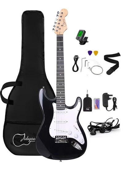 اشتري ST 38-Inch Electric Guitar With 3W Mini Amplifier Gig Bag Picks Strap في السعودية