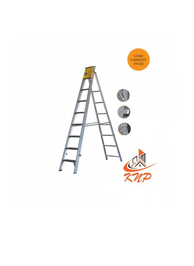 Buy KNP Heavy Duty Dual Purpose Aluminum Ladder 8 Steps in UAE