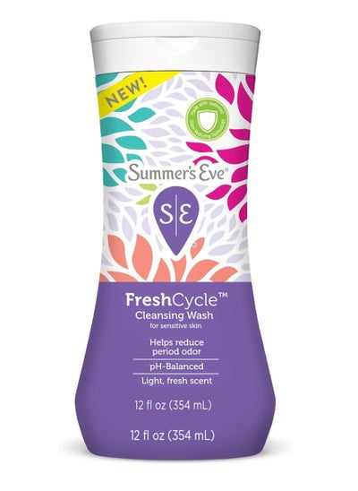 Buy Summer's Eve Menstrual Intimate Wash for Sensitive Skin - 354ml in Saudi Arabia