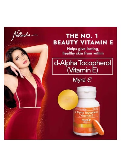 اشتري Myra E 400 IU Vitamin E d-Alpha Tocopherol (30 Capsule) في الامارات