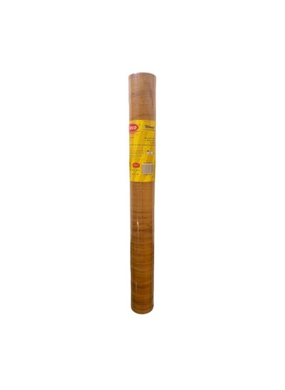 Buy Self-adhesive wooden colored roll, 8 yards in Saudi Arabia