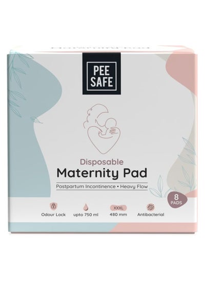 Buy PEESAFE Maternity Pads - 8 Pads in UAE