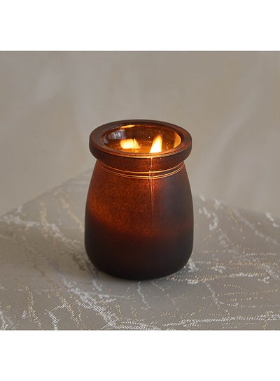 Buy Dexi Scented Candle with Wax Grammage and Cork 5 x 7 x 5 cm in UAE