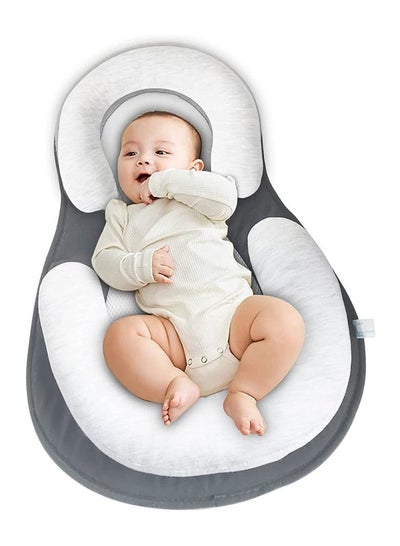 Buy Newborn Baby Nest Support Baby Lounger Pillow Softness Baby Bed Positioners Comfortable Easy Cleaning Baby Sleeper Lounger for 0 6 Months Infant Portable Bassinet Small (Grey) in Saudi Arabia