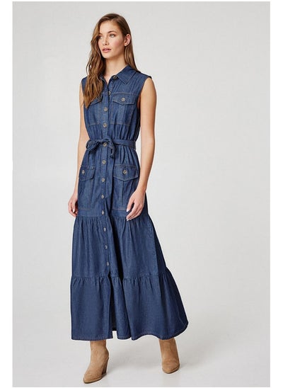 Buy Sleeveless denim dress in Egypt