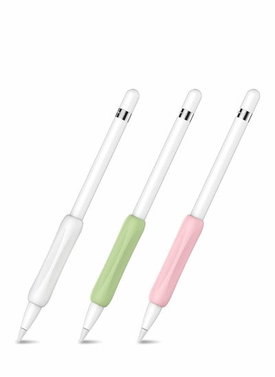 اشتري 3 Pack for Apple Pencil Grip  Ergonomic Silicone Sleeve Accessories Holder Compatible with 1st and 2nd Generation في الامارات