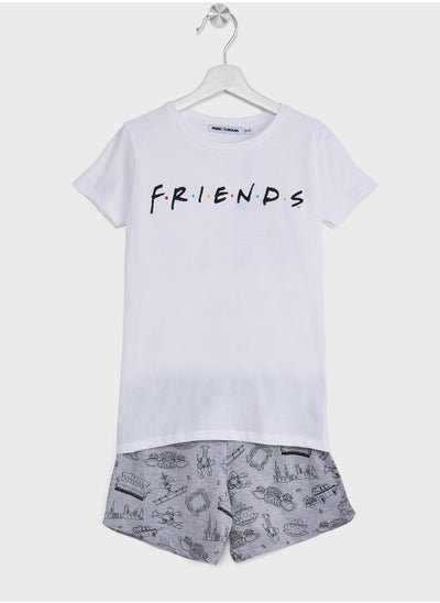 Buy Friends Logo Shorty PJs in UAE