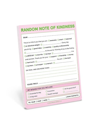 Buy Knock Knock Random Note of Kindness Nifty Note in UAE