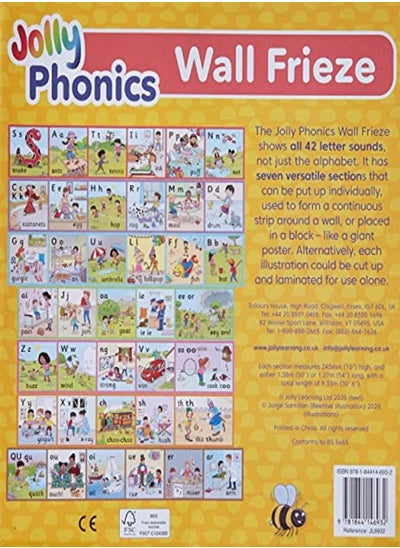 Buy Jolly Phonics Wall Frieze: in Precursive Letters in UAE