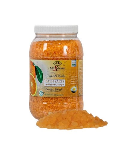 Buy Natural salt for the body and legs with orange 5 kg in Saudi Arabia