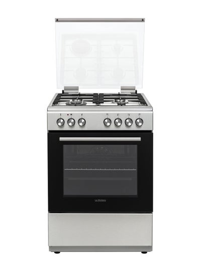 اشتري La Modano 60cm Gas Cooking Range with 4 Gas Burners Automatic Ignition Stainless Steel Finish and a Spacious 65L Oven - LMC601GG. Comes with a Reliable 1-Year Warranty في الامارات