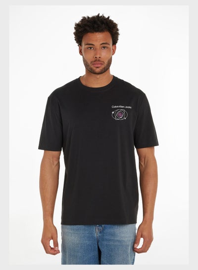 Buy Slogan Crew Neck T-Shirt in Saudi Arabia