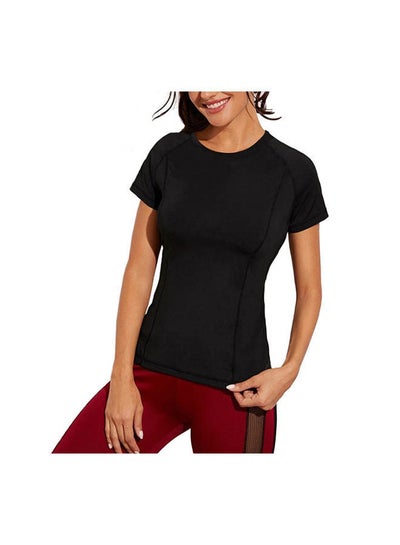 اشتري Plain Basic Round Neck Short Sleeve T-Shirt في مصر