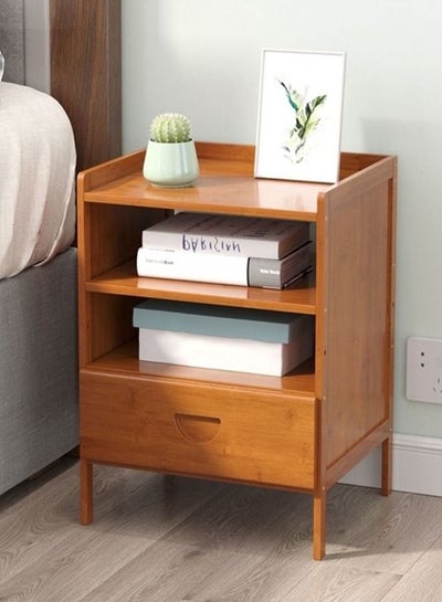 اشتري Bedside Cabinet Simple Modern Storage Table 36 x 31 x 45 cm Brown في الامارات