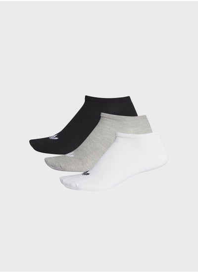 Buy 3 Pack Trefoil Liner Socks in UAE