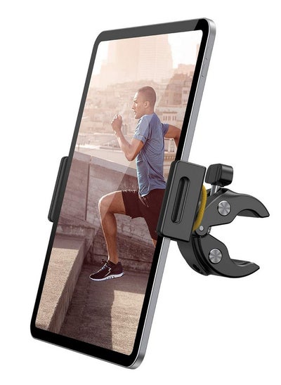 Buy Tablet Holder Mount For Peloton Indoor Bike Gym Treadmill Spin Tablet Stand For Microphone Stand Stationary Exercise Bicycle Tablet Clamp Like Ipad Pro 11 Air Mini And 4.7 12.9 Tablet in Saudi Arabia