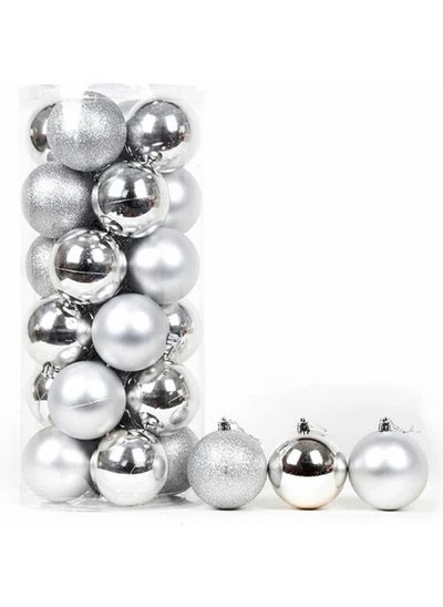 اشتري Christmas Balls Decoration Christmas Tree 30 Pieces في مصر