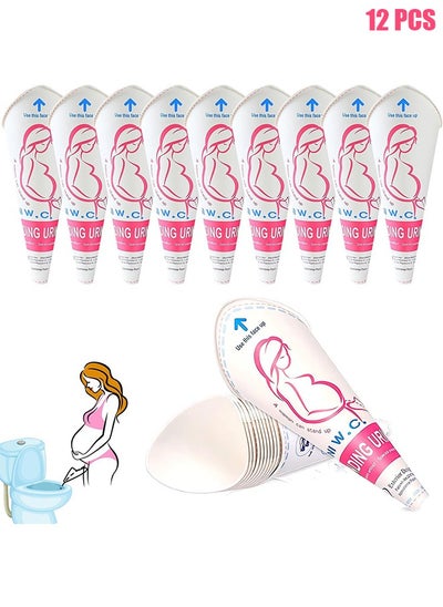 Buy 12 Pcs Disposable Portable Female Urination Device for Women, Female Urinal，Women Pee Cup Standing Up，Disposable Women Urinal for Women Female Pee Funnel，for Travel Camping Urinary Pee Cones in Saudi Arabia