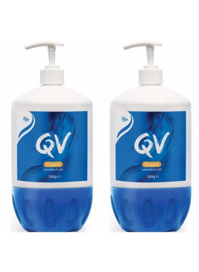 Buy QV QV Cream 500 grams, 2 pieces in Saudi Arabia