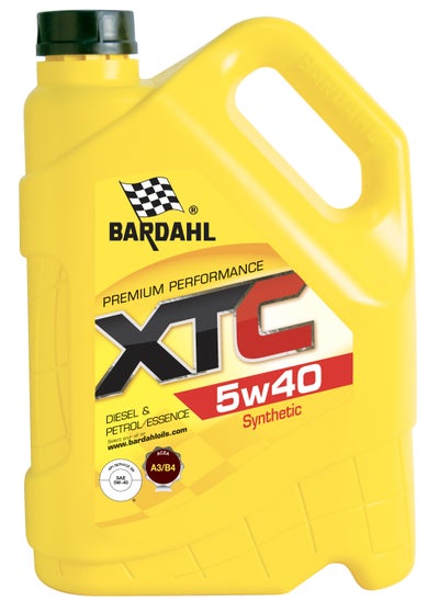 Buy Engine oil XTC 5W40 Synthetic 5L Bardahl (Belgium) in UAE