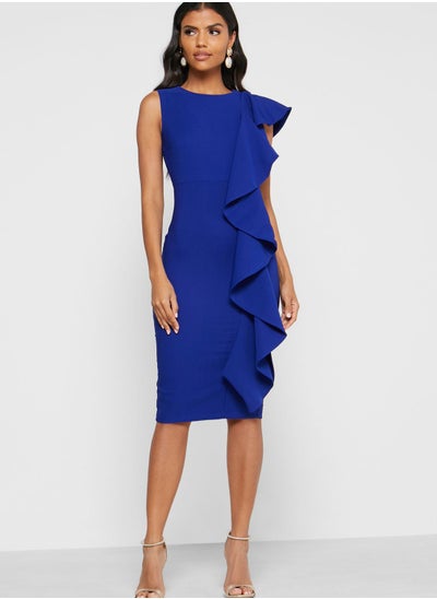 Buy Ruffle Detail Dress in Saudi Arabia