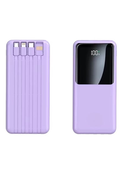 Buy PB-283 20000mAh Waterproof Power Bank with Quick Charge, PD22.5W Output, LED Display – Purple in UAE