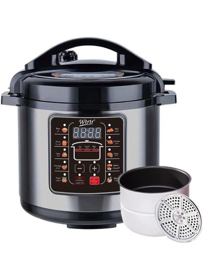 Buy 7L-7007 Multifunctional Stainless Steel Electric Pressure Cooker in UAE