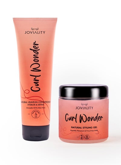 Buy Curly Queen(Curl Wonder leave in 240ml + CW Styling gel 270ml) in Egypt