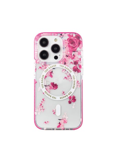 Buy iPhone 15 Pro Antishock & Magsafe Case - Scattered Flowers in UAE