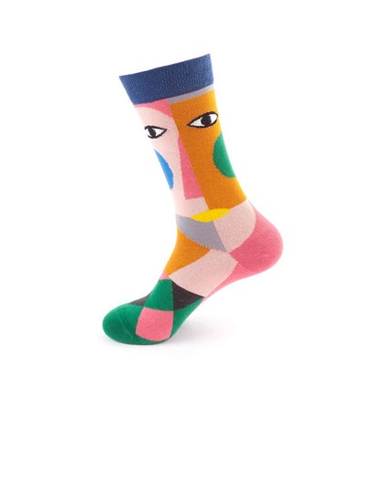 Buy Unisex Absorb Sweat and Deodorize Socks 3 Pairs High Quality Socks One Size Fits All in Saudi Arabia