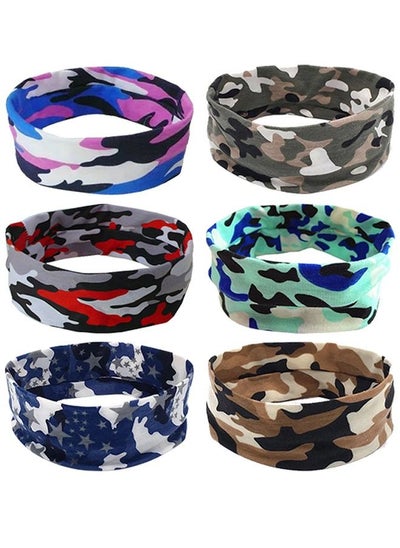 Buy 6-Piece Sweat-wicking Sports Headbands in UAE