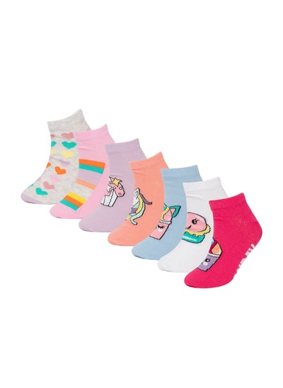 Buy Girl Low Cut Socks - 7 Pack in Egypt