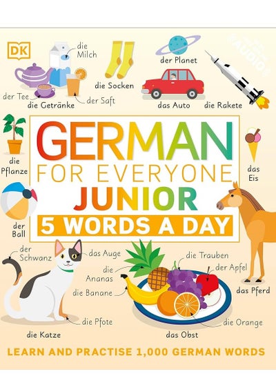 Buy German for Everyone Junior 5 Words a Day: Learn and Practise 1,000 German Words in Egypt