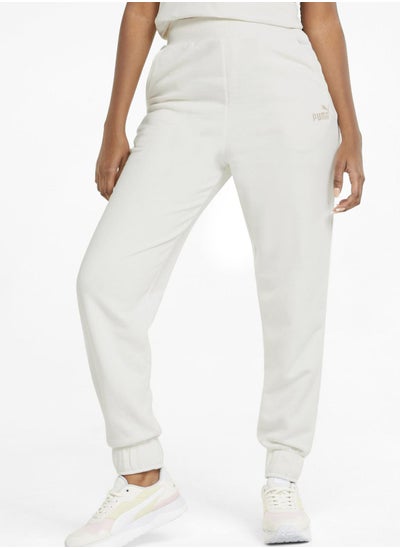 Buy Essential Embroidery High Waist Sweatpants in Saudi Arabia