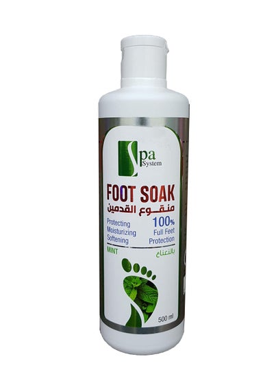 Buy Spa System Foot Soak Mint 500Ml in Saudi Arabia