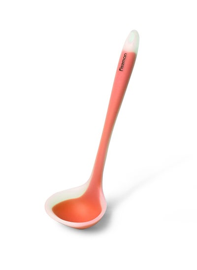 اشتري Soup Ladle Aquarelle 30cm Silicone Orange في الامارات