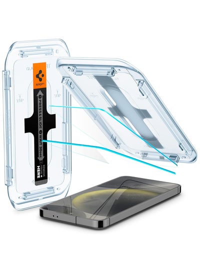 اشتري Tempered Glass Screen Protector [GlasTR EZ Fit] for Galaxy S24 [Case Friendly] - 2 Pack في السعودية