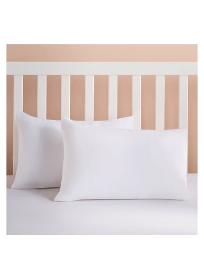 اشتري Eco Snuggle Organic Cotton 200 Thread Count 2-Piece Pillowcase Set - 30x45 cm في السعودية