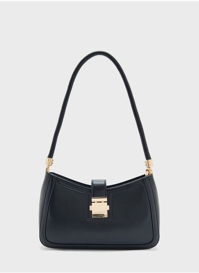 Buy Shoulder Bag With Metal Trim Detail in Saudi Arabia