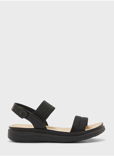 Buy Double Strap Wedge Sandals in UAE