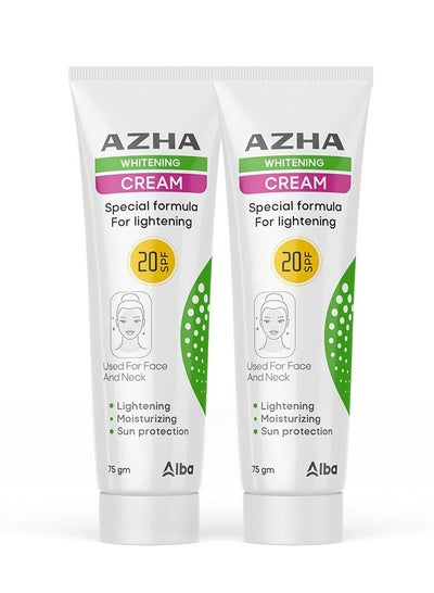 Buy Azha whitening cream 1+1 in Egypt