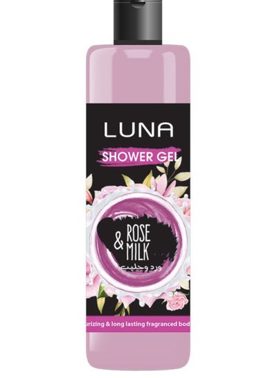 Buy LUNA ROSE & MILK SHOWER GEL 500ML in Egypt