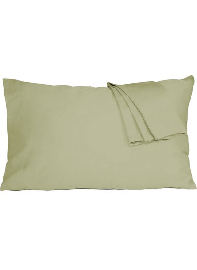 Buy Cotton Pillowcases- Breathable, Easy to Wash, Standard Size 50 x 75cm, Set of 2 Pack, with Envelope Closure in Saudi Arabia