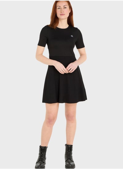 Buy Short sleeves mini dress in UAE