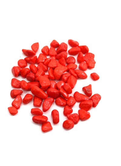 Buy Decorative Red Stones - 300g in a Drum in UAE