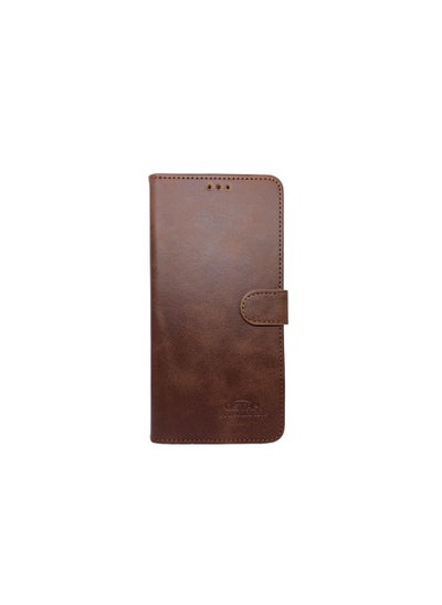 اشتري (Redmi 13C & Poco C65) Kaiyue Flip Leather Full Cover - Kaiyue Flip Leather Case (Brown) في مصر